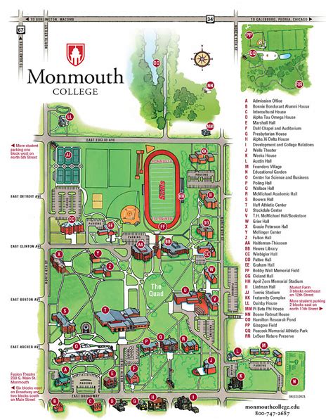 What city is Monmouth College in